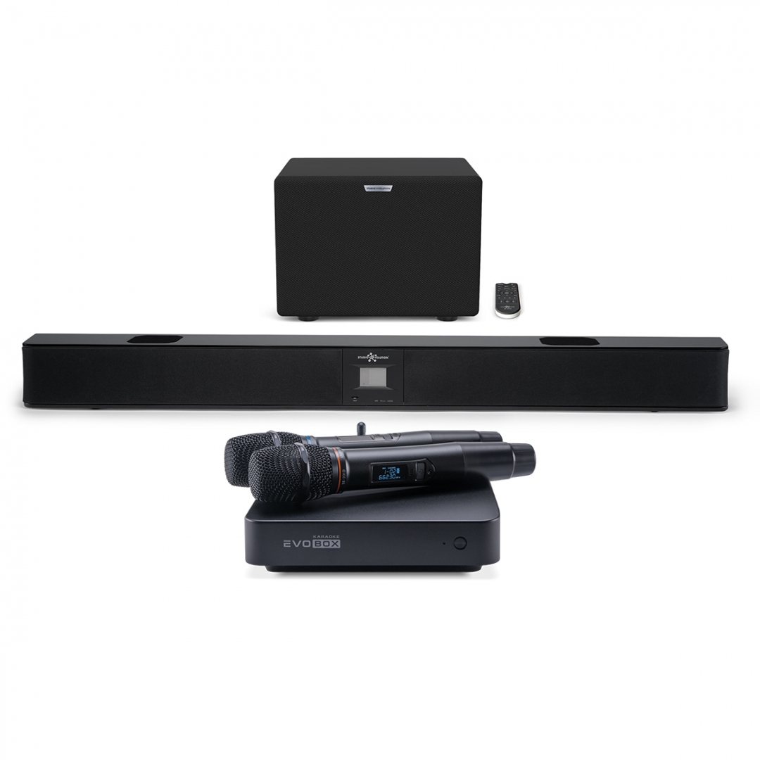 караоке-комплект EVOBOX Plus + EvoSound Bar (саундбар с караоке) в Алексине