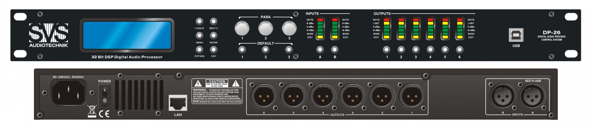 SVS Audiotechnik DP-26 Цифровой процессор: 2 входа 6 выходов в Алексине