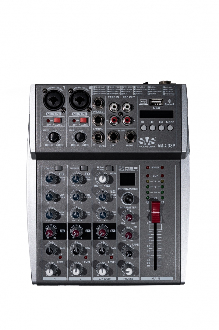 SVS Audiotechnik mixers AM-4 DSP Аналоговый микшерный пульт, 4-канала в Алексине