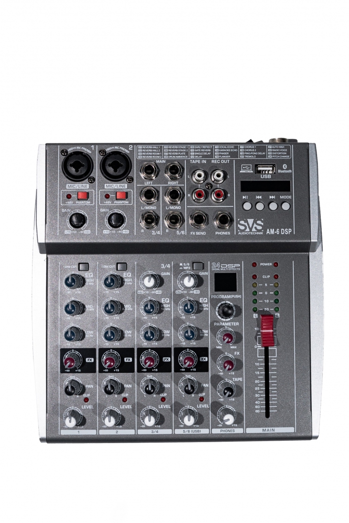 SVS Audiotechnik mixers AM-6 DSP Микшерный пульт аналоговый, 6-канальный SVS Audiotechnik mixers в Алексине